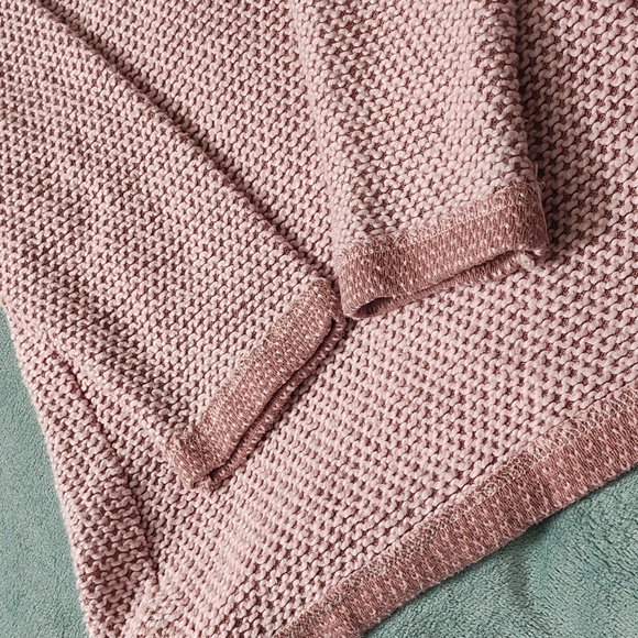 Jadelynn Brooke Textured Knit Sweater in Pink and Cream - Picture 14 of 14